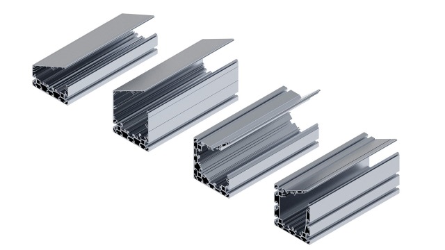 Aluminum profiles used for opening purposes provide interior space and prevent cable clutter
