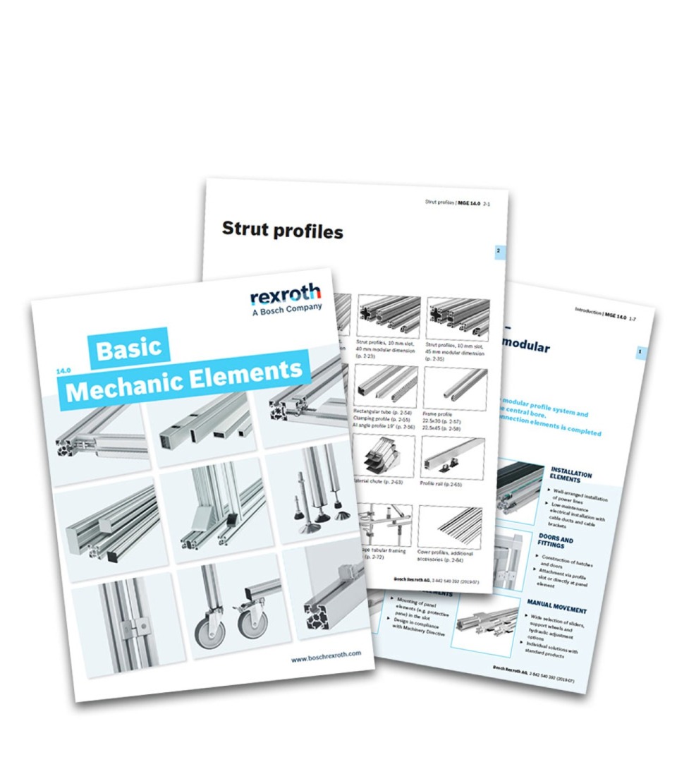 Aluminum Profiles Solutions & Components Bosch Rexroth Germany