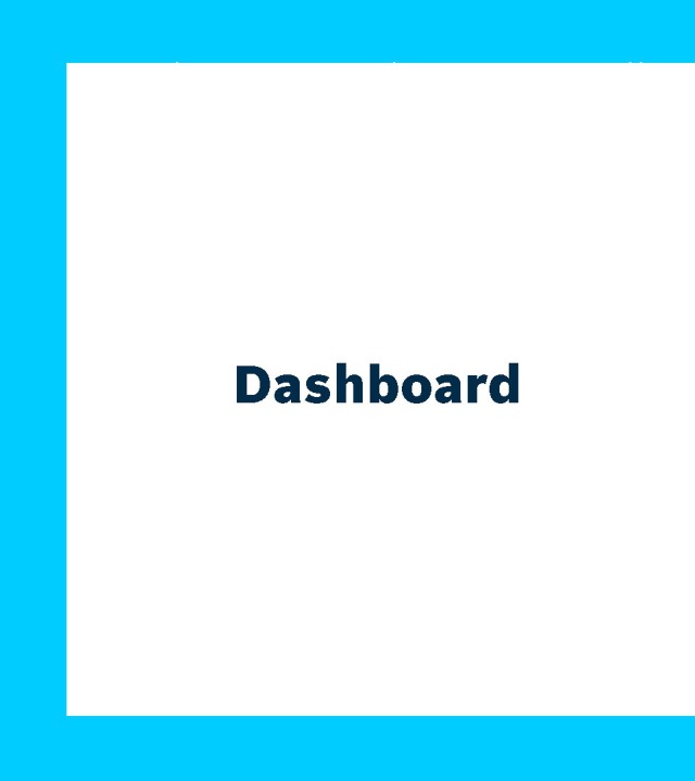 Brugergrænseflade-dashboard til ActiveCockpit interaktiv kommunikationsplatform fra Bosch Rexroth