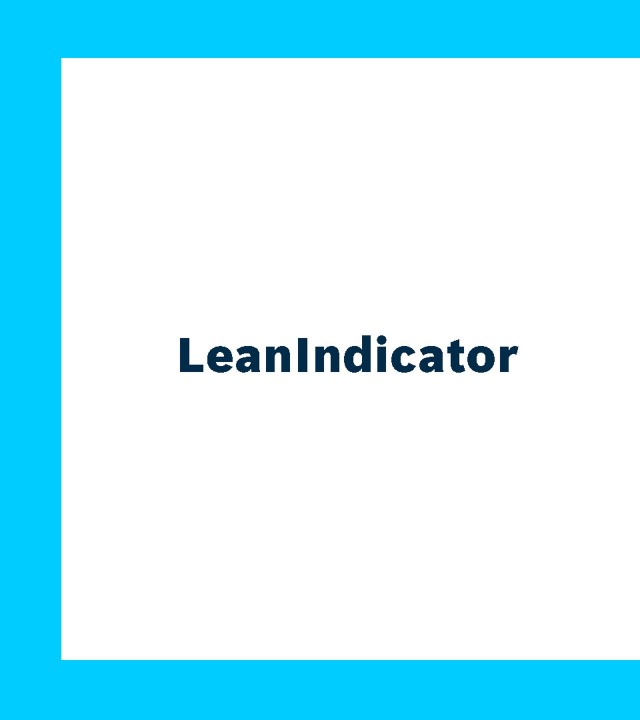 LeanIndicator giao diện điều khiển của nền tảng giao tiếp tương tác ActiveCockpit của Bosch Rexroth