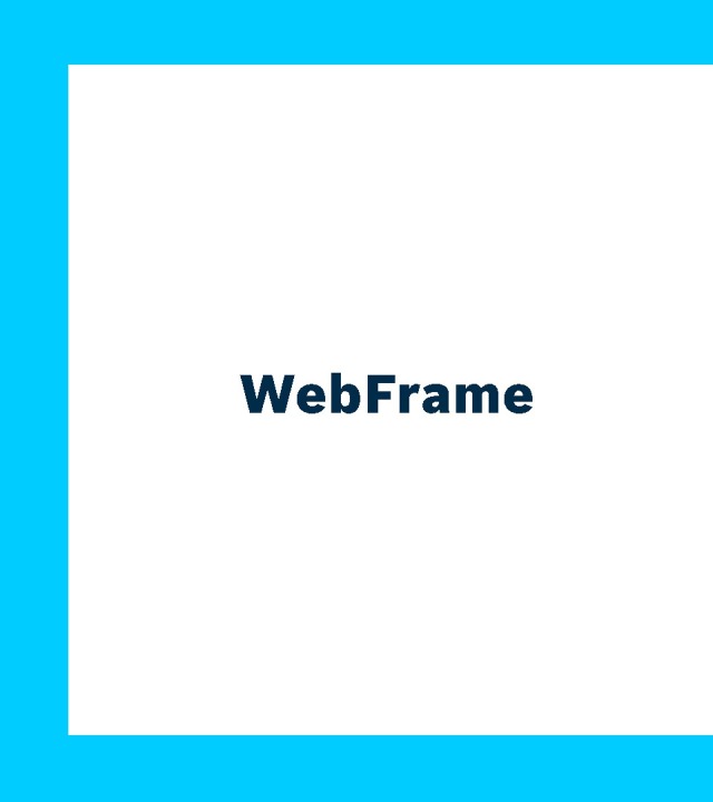 Interfaccia utente WebFrame nella piattaforma di comunicazione interattiva ActiveCockpit di Bosch Rexroth