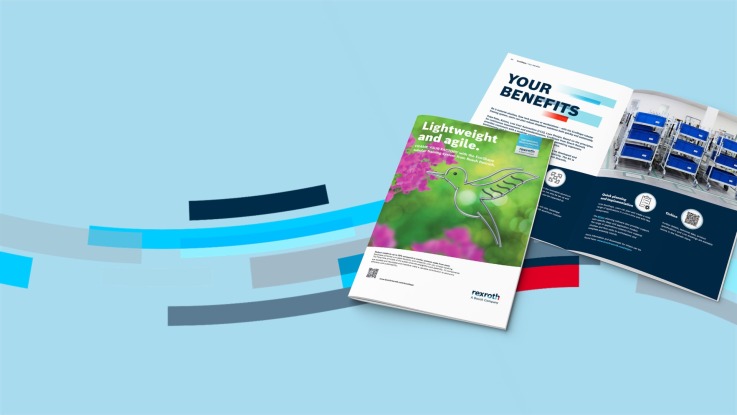 Profilati tubolari Bosch Rexroth EcoShape per carrello portamateriali