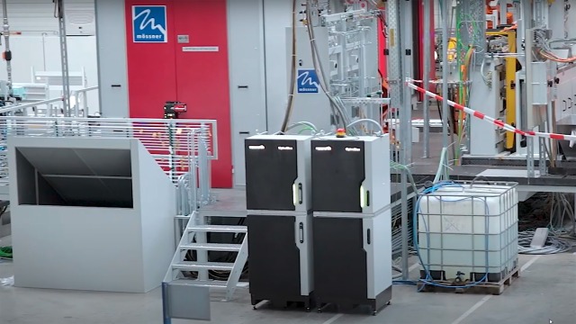 Mössner: unidade hidráulica CytroBox para Blocos de motor em ferro fundido