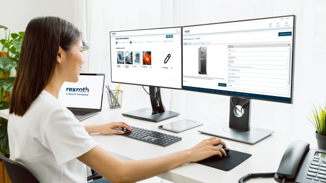 Bruk av veiledninger for industrihydraulikk fra Bosch Rexroth for å finne riktig produkt