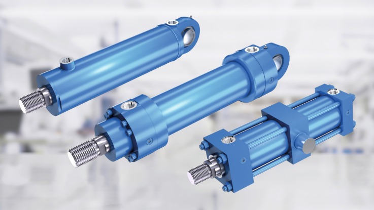 Hydraulic mill-type and tie-rod cylinders