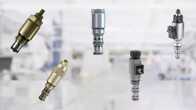 Group of cartridge valves