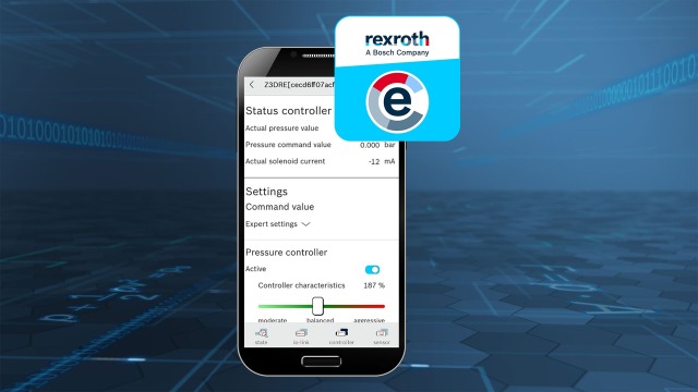 Smartphone mit e2c-App und easy2connect Icon