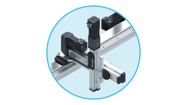 Multi-axis system with stepper motors