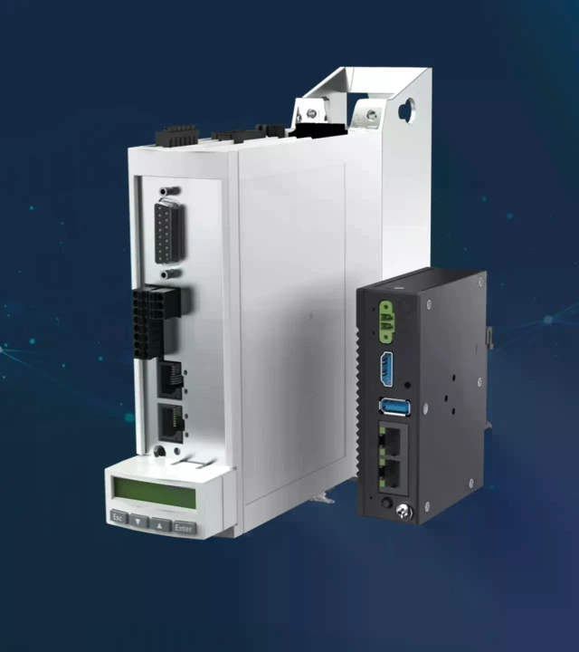 Servo drive με βιομηχανικό Η/Υ και σύνδεση δικτύου
