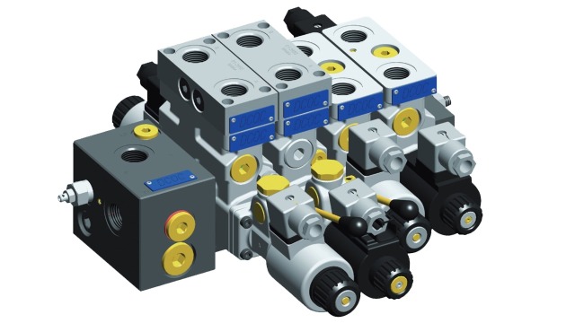 EDC Control block – modular directional valve flow sharing system