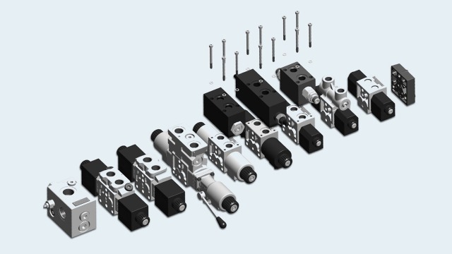 Modular directional valves – ED assembly