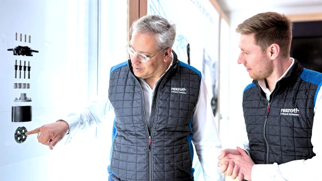 HMI joystick SENSE+ expert from Bosch Rexroth