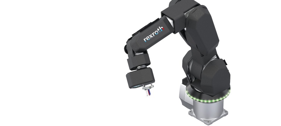 Kolaborativní výrobní robot APAS s senzorovým povrchem je vyroben přímo pro výrobní linky.