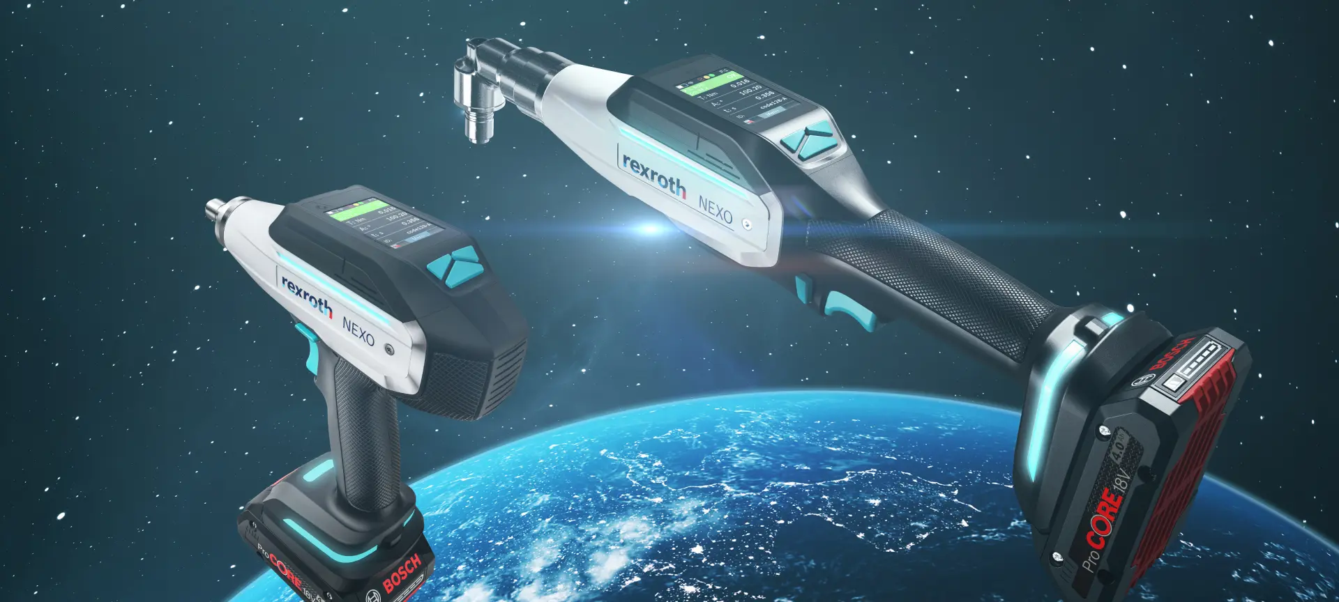 Bosch Rexroth améliore les standards du serrage industriel avec l'OPEX et la visseuse à batterie NEXO