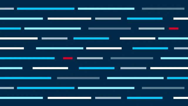 Colourful move patterns on a dark blue background