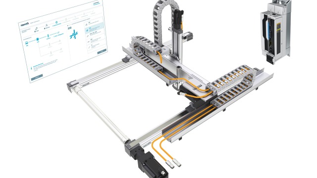 Rexroth linear robots for handling as well for pick and place applications.