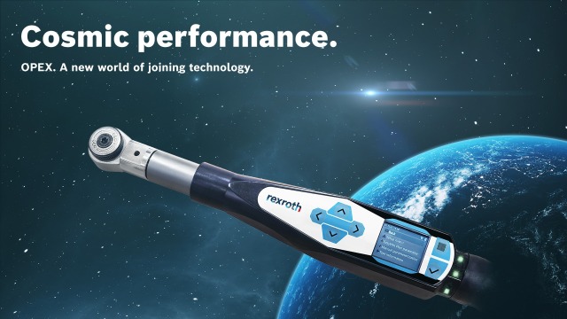 Particularly economical: the OPEX digital torque wrench from Bosch Rexroth powered by GWK