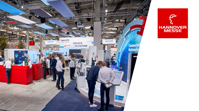 Bosch Rexroth na feira Hannover Messe 