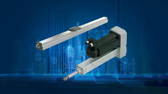 Solutions pour l’électrification durable des machines avec vérins électromécaniques ou axes linéaires.