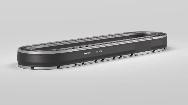 Das Bild zeigt das lineare Motion-System ctrlX FLOWHS vor einem weißen Hintergrund.