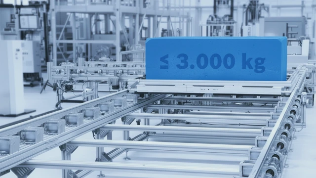 The picture shows the TS 7plus transfer system in a manufacturing environment.