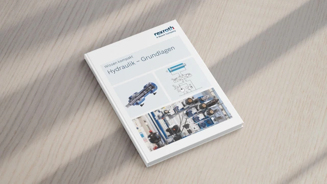 Photo shows an example of the cover of the technical book Compact Knowledge – Hydraulics Basics