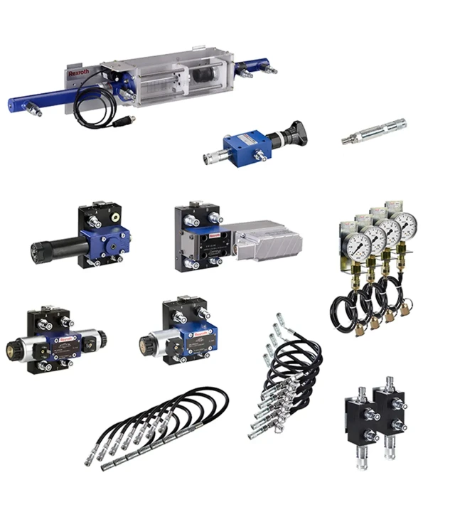 Illustration of the Hydraulix 302 equipment set for the Hydraulix 200/300 workstation for the learning topic Continuous control valve technology – Control hydraulics
