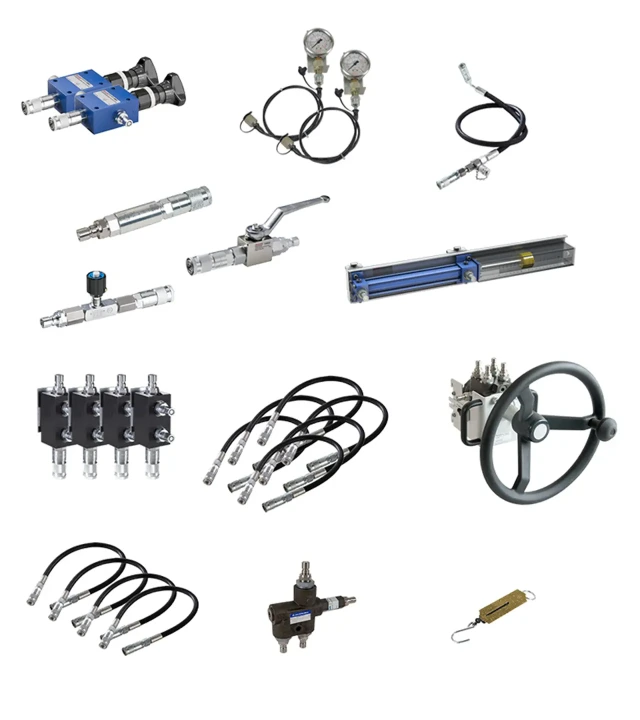 Illustration of the Hydraulix 102 equipment set for the Hydraulix 200/300 workstation for the learning topic Mobile hydraulics – Basic steering
