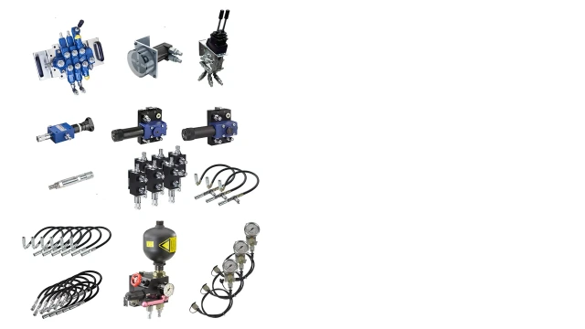Illustration of the Hydraulix 103 equipment set for the Hydraulix 200/300 workstation for the learning topic Mobile hydraulics – Throttle control