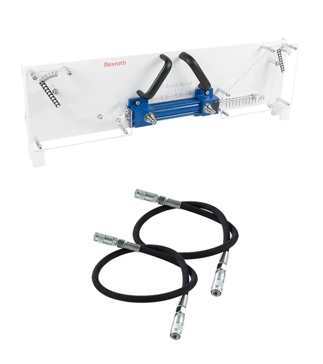Illustration of the Hydraulix 206 equipment set for the Hydraulix 200/300 workstation for the learning topic Mobile hydraulics – Ackermann steering
